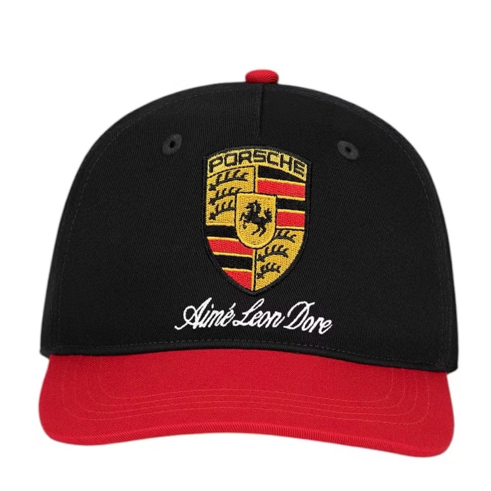 Aime Leon Dore Black and Red Hat